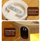 Humidifier base with three mist outlets and glowing digital display window