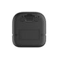 Back view of black WiFi security camera with power controls and markings