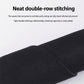 Black dashboard sun shade mat with double-row stitched seam detail
