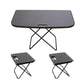 For Tesla Model Y 2021-2025 Trunk Small Table Board Foldable Portable Car Camping Tabletop, Table+2 Chairs