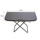 For Tesla Model Y 2021-2025 Trunk Small Table Board Foldable Portable Car Camping Tabletop, Table+2 Chairs