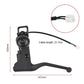 Black electric scooter brake lever with bell, long lever with cable and plug