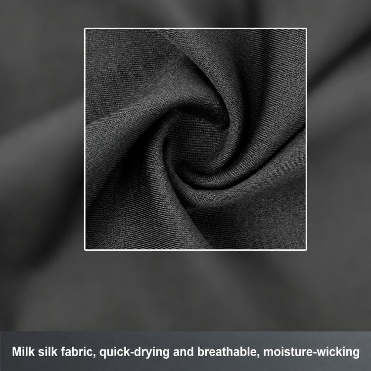 Kids sweat-wicking headband in dark gray textured knit fabric close-up