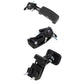Pedal extension kit with adjustable bracket and textured accelerator and brake pads