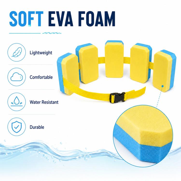 Swimming Waist Belt With Back Float Board