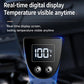 12V/24V digital display thermometer screen on car kettle handle, black