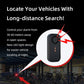 Vehicle anti-theft alarm host with long-distance remote key fob