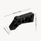 Black extraction tool for puck screen holder stand, with size dimensions