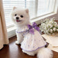Anti-Shedding Thin Cat Clothes Summer Wearable Harness Dress For Pets, XS, S, M, L, XL