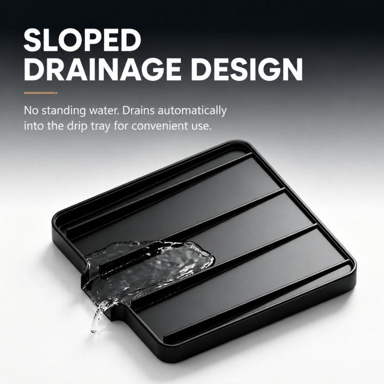 Self-Draining Espresso Scale Drip Tray 3D-Printed PLA Sloped Coffee Scale Protector
