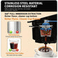 Stainless steel coffee filter pod with fine mesh basket