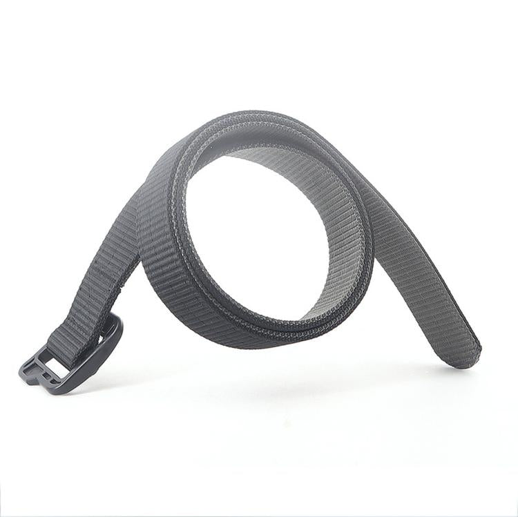 Men Web Thickened Double-Sided Canvas Belts With Plastic Buckle, 110cm, 120cm, 130cm