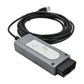 WiFi vehicle diagnostic interface module with OBD plug and bundled cable