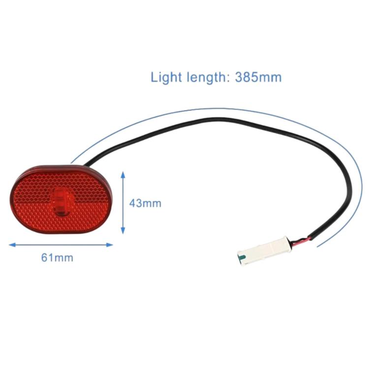 For Xiaomi Electric Scooter 4 Pro Rear Tail Light Length 38.5cm