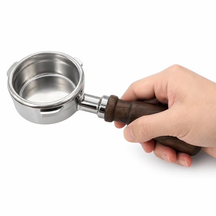 Walnut Wooden Handle Replacement Compatible with M10 Espresso Portafilters