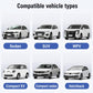 Front windshield sunshade compatibility chart showing multiple vehicle types