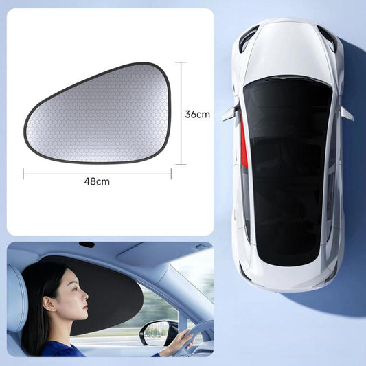 Graphene Car Window Sunshades Electrostatic Adsorption Heat Insulation Car Curtains For UV Protection, Driver, Passenger Seat, 1 Pair Front Window, 1 Pair Rear Window, 4pcs / set, 5pcs / set