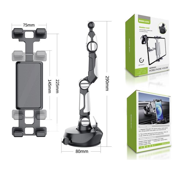 Car Suction Cup Type Center Console Phone/Tablet Holder, X257