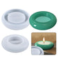 DIY Round Candle Holder Silicone Mold Resin Casting Mold For Tealight Holders, Candle Holder