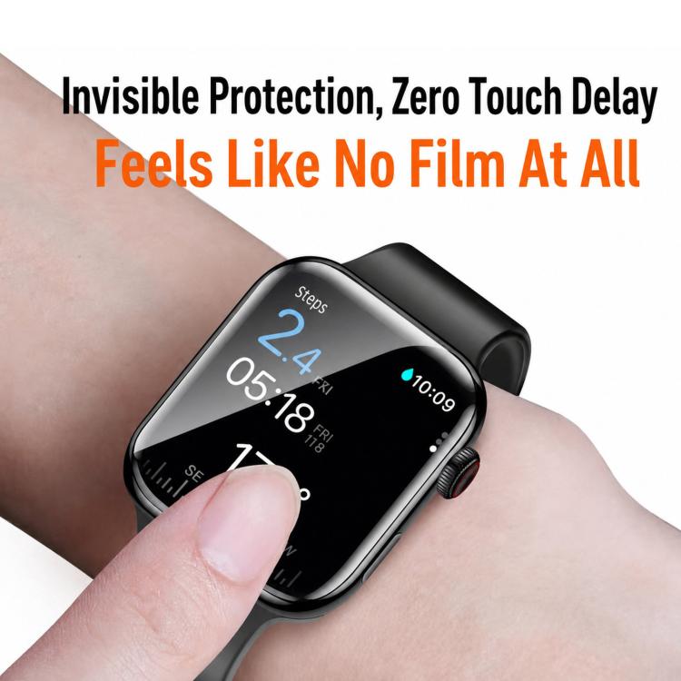 Screen Protector Anti-Glare HD Clear Protective Film, For Apple Watch Series 10 46mm, For Apple Watch Series 10 42mm, For Apple Watch Series 9/8/7 45mm, For Apple Watch Series 9/8/7 41mm, For Apple Watch SE/Series 6/5/4 44mm                            ...