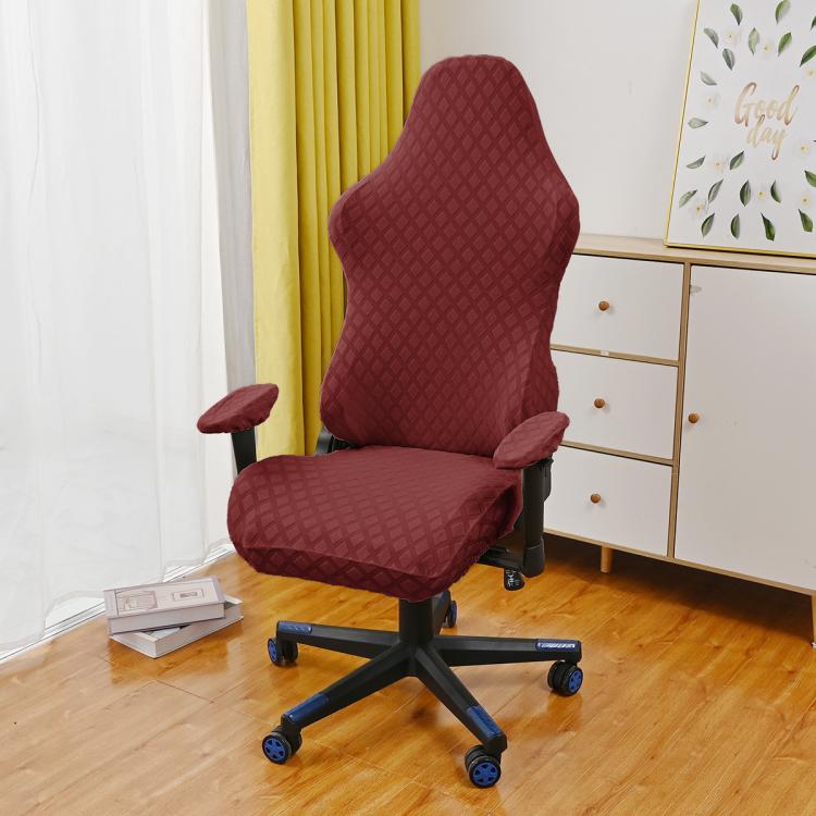 Stretch Gaming Chair Cover Diamond Computer Office Chair Slipcover