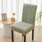 Stretch Dining Chair Covers Thick Jacquard Braided Fabric Slipcovers
