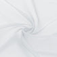 Close-up of white sheer voile fabric with soft woven texture and gentle drape
