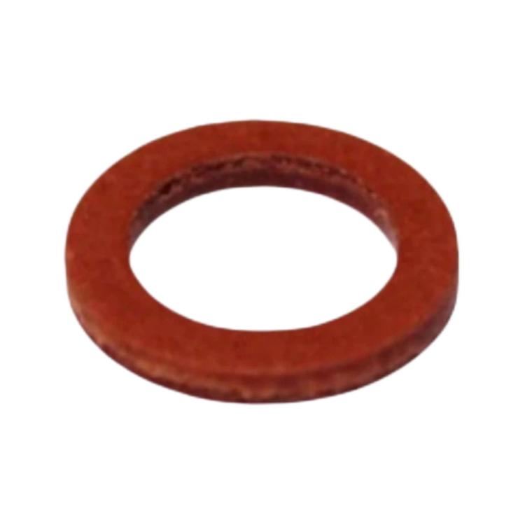 Red drain screw gasket washer with center hole, single piece