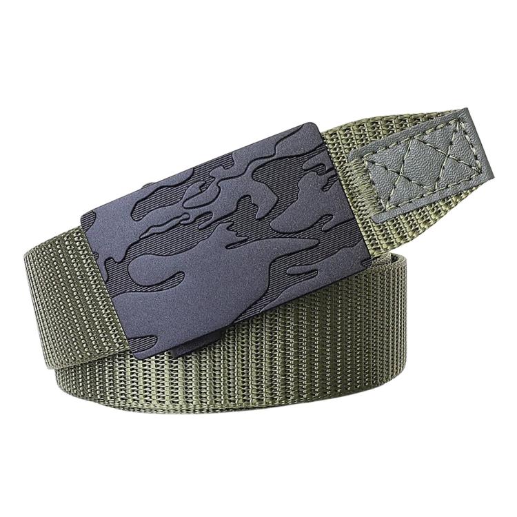 Automatic Buckle Belt Men Outdoor Nylon Belt, 105cm, 115cm, 125cm