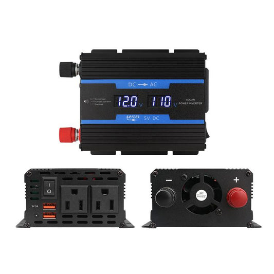 XUYUAN 12V To 110V Car-Modified Sine Wave Inverter 500W With Display Screen