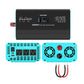 XUYUAN pure sine wave inverter, black with blue dual-fan panel, 3000W, display front