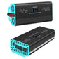XUYUAN pure sine wave inverter, black aluminum case, side cooling vents and AC sockets
