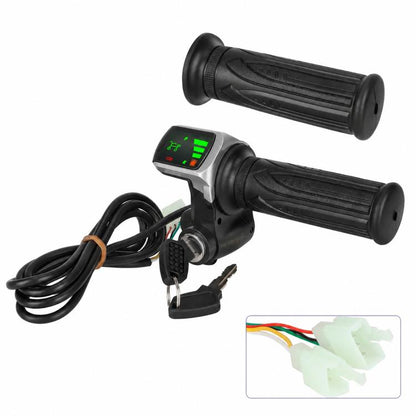 36V Electric Scooter Twist Throttle Replacement Speed Control Handle Grip Assembly