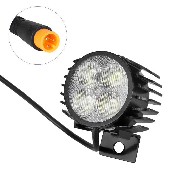 For KuKirin G2 Master Electric Scooter LED Headlight With 3-Pin Waterproof Plug, Headlight