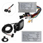 Electric scooter controller kit with LCD throttle, multiwire harness, and metal controller box