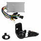 Electric scooter brushless motor controller kit with throttle sensor, wiring, and mounting ring