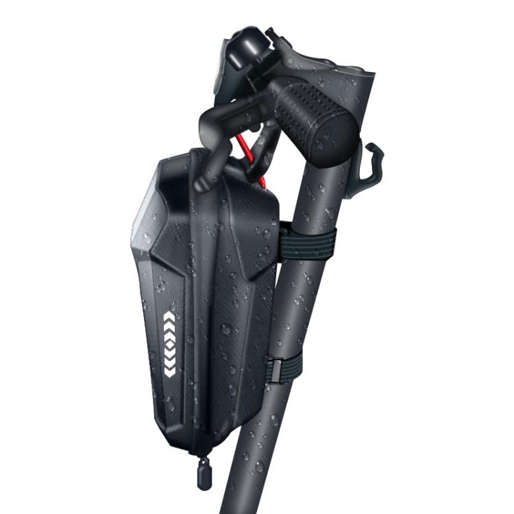 3L Waterproof Electric Scooter Handlebar Bag EVA Hard Shell Front Hanging Storage Pack for Bicycles, 3L