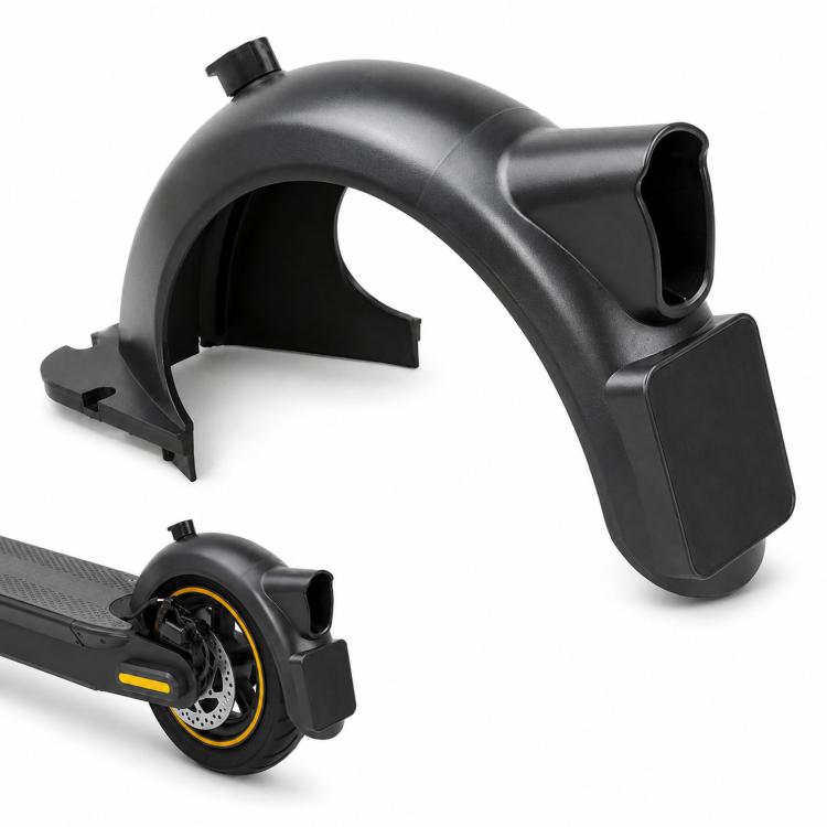 For Ninebot MAX G30D Rear Mudguard Kit Electric Scooter Fender Replacement, Without Tail Light, With Tail Light