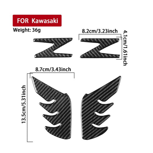 For Kawasaki Z900 6pcs /Set Fuel Tank Decorative Stickers