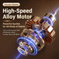Cordless handheld vacuum motor with spinning fan and blue suction airflow