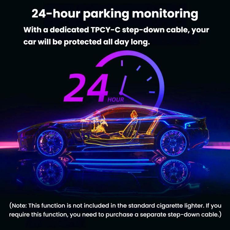 Vehicle dash cam system for extended parking monitoring