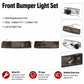 Front bumper light set, smoked gray lenses with left-and-right wiring connectors