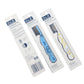 Pet facial and eye comb packages showing blue, white, and beige options