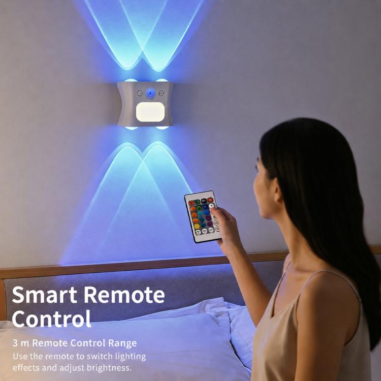 Smart RGB Gradient Ambient Night Light Motion Sensor Magnetic Wall Spot Lamp
