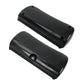 HistoTree animal deshedding comb, black double-tooth metal blade heads close-up