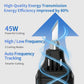 Black ultrasonic cutting pen with vented body and shiny metal blade head