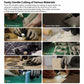 Ultrasonic cutting knife cutting craft materials such as resin, rubber, cardboard, and wood
