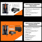 65W ultrasonic cutting knife kit contents with blades, hex wrench, glove, and accessories
