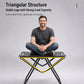 Folding Camping Table Carbon Steel Portable Outdoor Picnic Desk, With Light Stand, Single Table