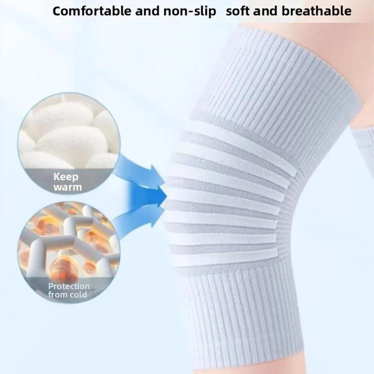 Cotton Knee Pads Breathable Cool Comfortable Non-Slip Thin Summer Knee Pads, M, L, XL